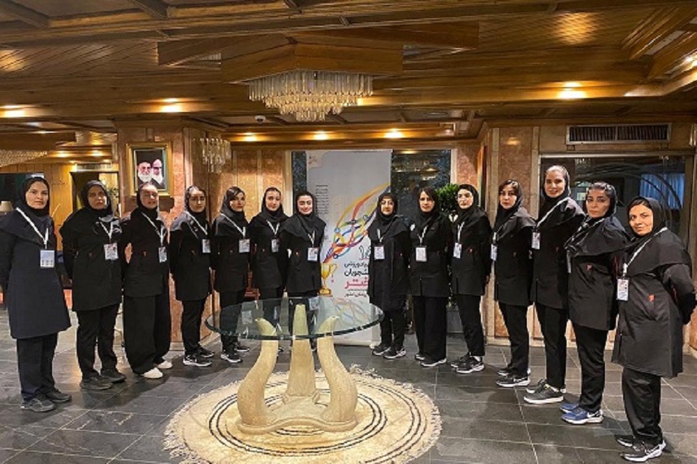 برگزاری مراسم قرعه کشی مسابقات والیبال دختران پانزدهمین المپیاد ورزش‌های قهرمانی